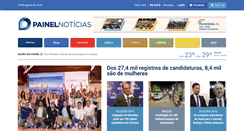 Desktop Screenshot of painelnoticias.com.br
